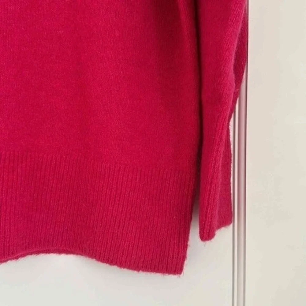 J.Crew crewneck sweater pink Merino Wool Blend Alpaca BM202 Pullover‎ Knit - Picture 6 of 10